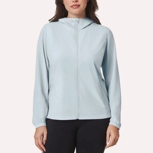 Mondetta Outdoor Project Blue Grey Jacket Activewear Lightweight Size Small